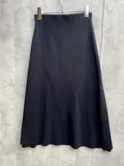 Spick & Span スピック＆スパン ロング フレア ニット スカート 黒 ◇■レディース