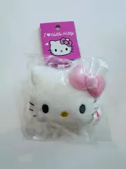 正規品サンリオハローキティ フェイス マスコット ぬいぐるみ キーホルダー 日本正規品