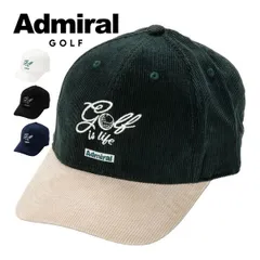 アドミラルゴルフ コーデュロイ キャップ ゴルフウェア ADMB4B01