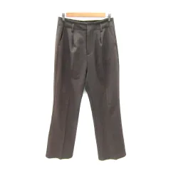 クラシカルエルフ CLASSICAL ELF スラックスパンツ フレアパンツ ロング丈 L ブラウン /SY15