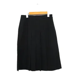 セオリー Theory プリーツ スカート 膝丈 ウール シンプル 2 ブラック 黒 /KT1