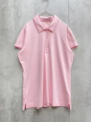 美品 adidas アディダス CLIMALITE ポロシャツ sizeM/ピンク ■◆レディース