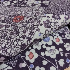 ポリエステル着物専門店in.style◆美品◆小紋着物◆袷◆広衿◆トールサイズ◆身幅広め◆裄71.5cm◆丈169cm