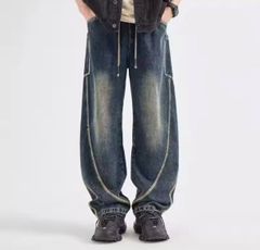 minus(-)マイナス フリンジデニムパンツ ブルーデニム インディゴブルー minus(-)マイナス フリンジデニムパンツ ブルーデニム インディゴ