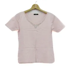 イネド ニット セーター 半袖 ブランド トップス レディース 9サイズ ピンク INED 【中古】