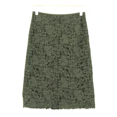 ユナイテッドアローズ スカート レース ブランド ボトムス レディース 36サイズ カーキ UNITED ARROWS 【中古】