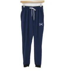 アンダーアーマー ロングパンツ ジョガーパンツ ストレッチ スポーツウエア ボトムス メンズ SMサイズ ネイビー UNDER ARMOUR 【中古】