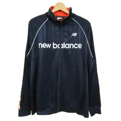 ニューバランス ジャージ トラックジャケット 大きいサイズ スポーツウエア アウター メンズ LLサイズ ネイビー NEW BALANCE 【中古】のサムネイル