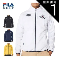 種類1：ブラック(BK)/LL フィラゴルフ 高周波キルト 3層ボンディング フルジップ ブルゾン ウェア メンズ 784-206 M-3L 