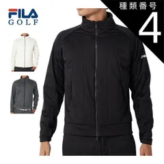 種類4：ブラック(BK)/3L フィラゴルフ ボンディング ハイブリッド フルジップ 中綿 ジャケット ウェア メンズ 784-260 M-3L 