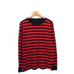 ジャーナルスタンダード JOURNAL STANDARD Tシャツ カットソー 長袖 コットン ボーダー レッド 赤 /KT15