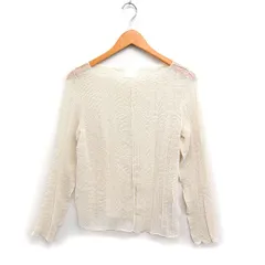 スナイデル SNIDEL シアー ロングスリーブ トップス ステッチ ONE アイボリー 白 /FT3