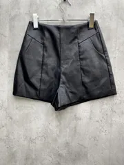 新品 Ada エイダ ada632 センターラインレザーショートパンツ sizeM/黒 ■◇レディース