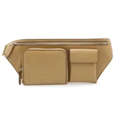 STELLA McCARTNEY ステラ マッカートニー ジップイット バムバッグ ボディバッグ ウエストポーチ ショルダーバッグ レザー ベージュ 700239W8841