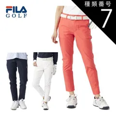 種類7：ネイビー(NV)/L フィラゴルフ ドライタッチ テーパード ロングパンツ ウェア レディース 2025年春夏モデル S-3L 755-310 