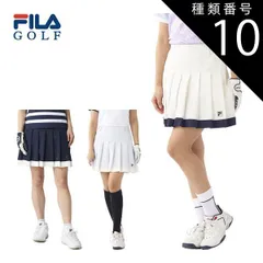 種類10：ダークネイビー(DNV)/M フィラゴルフ 8WAYストレッチ プリーツスカート ウェア レディース 2025年春夏モデル S-3L 755-361 