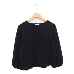 ドレスキップ DRESKIP タグ付き カットソー Tシャツ レース ボートネック 長袖 M 黒 ブラック /TT