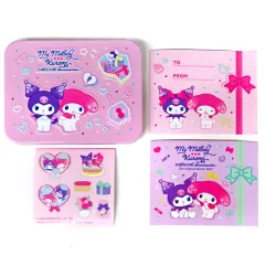 【中古】ハッピーセット マイメロディ＆クロミのアルミケース＋レターセット 「マイメロディ＆クロミ 第2弾」 ハッピーセット