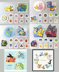 [중고] 상품 세트 전 6종 세트 문구 컬렉션 [2025 Pokemon Collection 복권 ~Let's Go for a Walk!~] H상