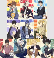 【中古】紙製ボード・プレート 全10種セット イラストボード 「ひこくじ 家庭教師ヒットマンREBORN! chillout vol.2」 B賞