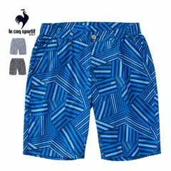 ルコックスポルティフ ゴルフ メンズ ウェア フレンチボーダー柄 ショートパンツ QGMXJD52 