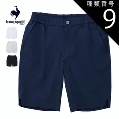 種類9：BK00(ブラック)/M ルコックスポルティフ ゴルフ メンズ ウェア ドビー ショートパンツ QGMXJD53 