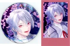 【中古】グッズセット 弦月藤士郎 箔押し缶バッジ＆チェキ風カード 「バーチャルYouTuber にじさんじ 弦月藤士郎 誕生日2025」