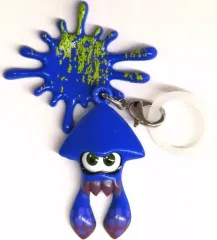 【中古】キーホルダー イカ(ブルー) 「スプラトゥーン3 アイコンチャームマスコット」