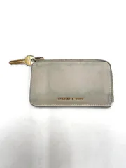 CHARLES & KEITH チャールズ＆キース カードケース コインケース 財布 ベージュ ■■レディース