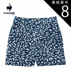 種類8：NV00(ネイビー)/M ルコックスポルティフ ゴルフ ルースタープリント ショートパンツ ウェア レディース 2025年春夏モデル S-LL LG5SHP00L 