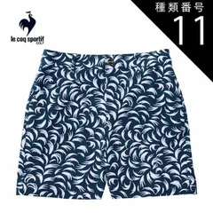 種類11：NV00(ネイビー)/S ルコックスポルティフ ゴルフ ルースタープリント ショートパンツ ウェア レディース 2025年春夏モデル S-LL LG5SHP00L 