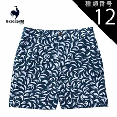 種類12：OR00(オレンジ)/S ルコックスポルティフ ゴルフ ルースタープリント ショートパンツ ウェア レディース 2025年春夏モデル S-LL LG5SHP00L 