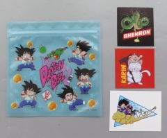 [중고] 상품 세트 손오공 지퍼 가방 & 스티커 세트 [이치 반 쿠지 드래곤 볼 DRAGONBALL SNAP COLLECTION2] I상