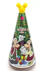 【中古】小物入れ・マルチケース・缶ケース ミッキーマウス＆ミニーマウス ツリー型缶ケース(チョコレート) 「ディズニー・クリスマス2022」 東京ディズニーリゾート限定