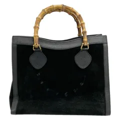 GUCCI(グッチ) ハンドバッグ バンブー 002 28 53 0260 0 黒 レザー