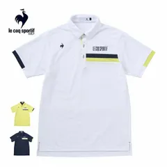 ルコックスポルティフ ゴルフ サンスクリーン メッシュ小柄ジャガード 半袖 ポロシャツ ウェア メンズ 2025年春夏モデル LG5SHS08M 