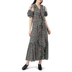 [スナイデル] フリルオーバーワンピ SWFO221151 レディース BLK 1