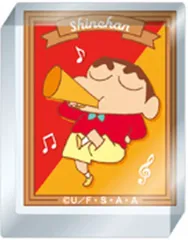 【中古】アクリルスタンド・アクリルパネル 野原しんのすけ(楽器) 「クレヨンしんちゃん アクリルブロック」