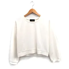 ページボーイ PAGE BOY カットソー Tシャツ 長袖 シンプル F アイボリー 白 /KT29