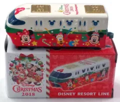 【中古】トミカ ディズニーリゾートライン クリスマス 2018Ver.(ホワイト×レッド×グリーン) 「トミカ」 東京ディズニーリゾート限定