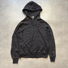 Champion チャンピオン スウェット リバースウィーブ パーカー 単色 復刻 RE:BOUND M ブラック 黒