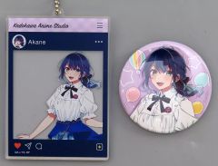 推しの子缶バッジ&SNSフレームアクリルキーホルダーあかねアニメジャパン アニメジャパン2024 推しの子 缶バッジ＆フレームアクキー 黒川あかね