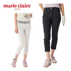 マリクレール ストレッチ ロングパンツ ゴルフウェア レディース 2025年春夏モデル M-3L 715-361 