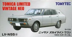 【中古】トミカ 1/64 LV-N55a スカイラインワゴン 1800スポーティGL (銀)