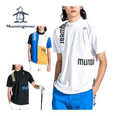 ♡極美品♡MUNSING WEAR マンシングウェア シャツ ロゴ柄 ゴルフ