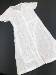 URBAN RESEARCH Sonny Label アーバンリサーチサニーレーベル レース 半袖 シャツ ワンピース sizeF/白 ■◇レディース