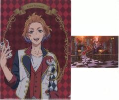 ジョジョの奇妙な冒険 黄金の風 クリアファイル リゾット&プロシュート