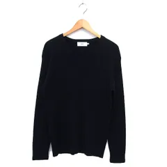 アズールバイマウジー AZUL by moussy Vネック ニット セーター リブ ストレッチ コットン混 長袖 XL 黒 ブラック /NT35