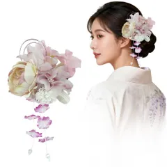 【特価商品】謝恩会 お正月 パーティー 七五三 結婚式 卒業式 人気 花火大会 着物 浴衣 振袖 和装 和風 花 成人式 髪留め 和装小物 水引 フリンジ ドライフラワー ピンポンマム 牡丹 ムクゲ ヘアクリップ ヘアピン ヘアアクセサリー 造花 髪飾り 和服