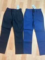 (新品) ミラノ ストーリー コットン ズボン ブラック、ネイビー 55